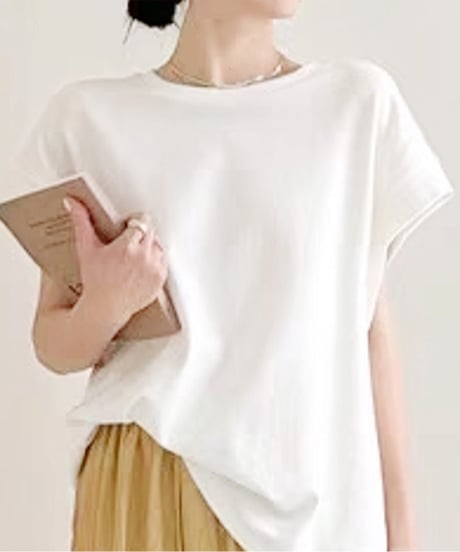 wide shoulder t-shirt / 5color　hm1348
