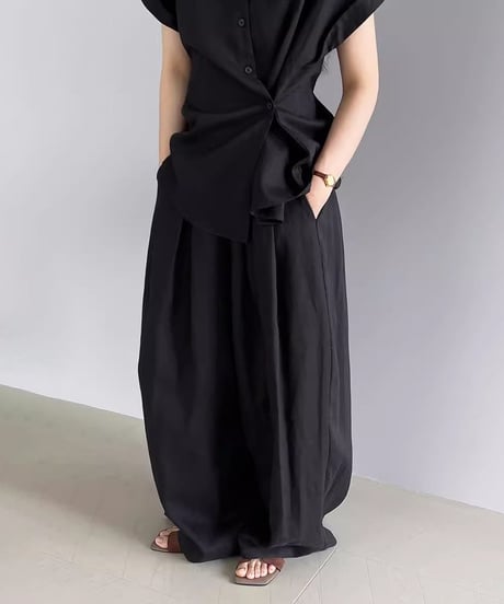 volume wide pants / 2color　hm2285