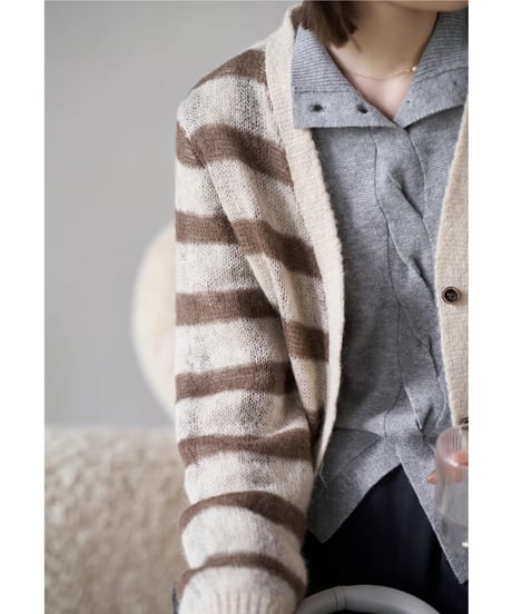 puff sleeve knit / 3color　hm2551
