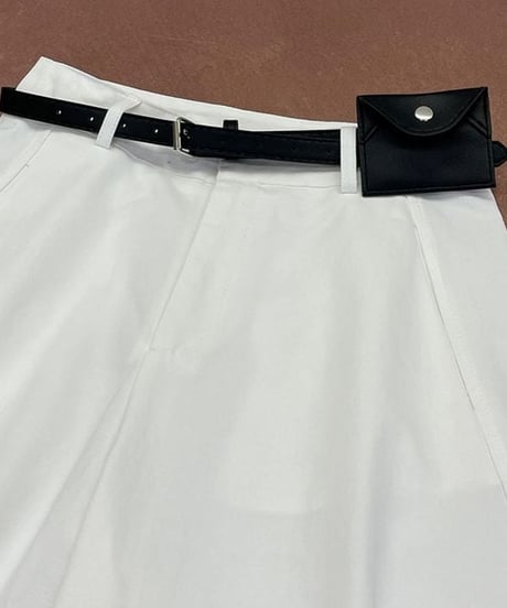 wide cropped pants / 2color　hm2328