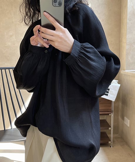 thick volume blouse / 2color　hm1676