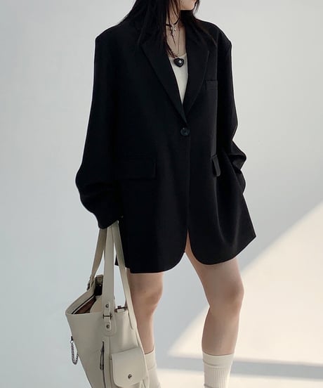 oversize tailored jacket / 2color　hm1951