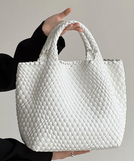 braided big tote bag / 9color　hm1926