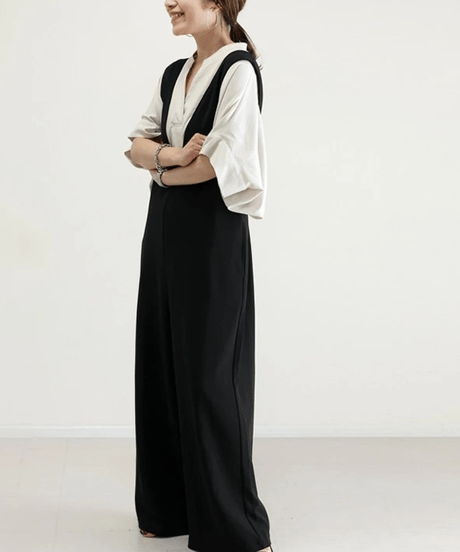 v-neck loose shirt / 8color　hm2893