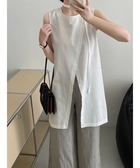 asymmetric tunic top / 3color　hm2333