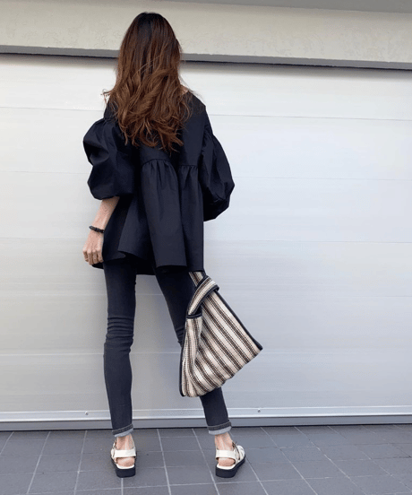 volume sleeve blouse / 2color　hm2571