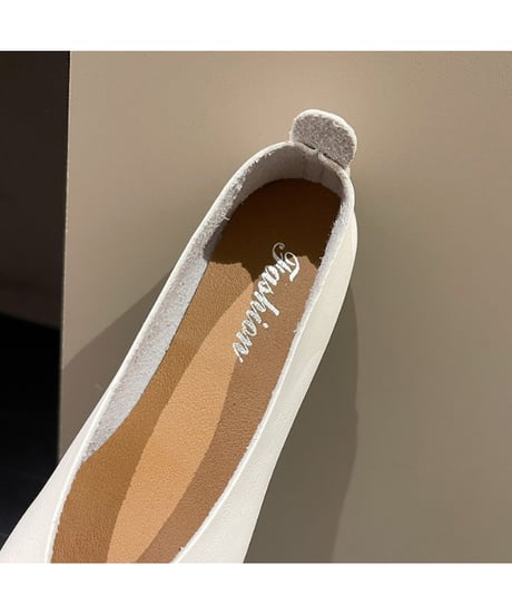 square flat shoes / 4color　hm2815