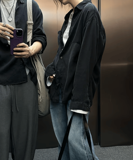 design pocket overshirt　hm2178