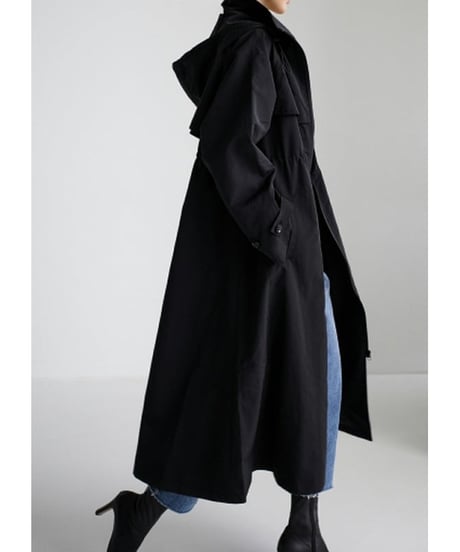 oversized a-line coat　hm1837