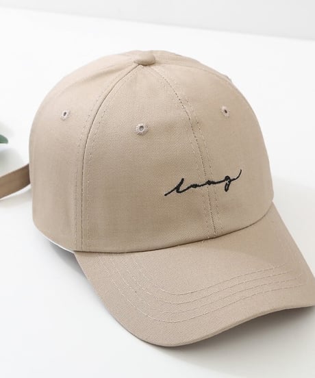 embroidered cap / 4color　hm2134