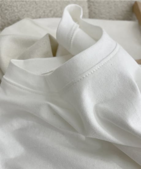 white shirt layered style top　hm1852