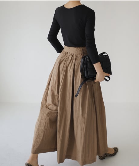 ribbon gaucho pants / 3color　hm1667