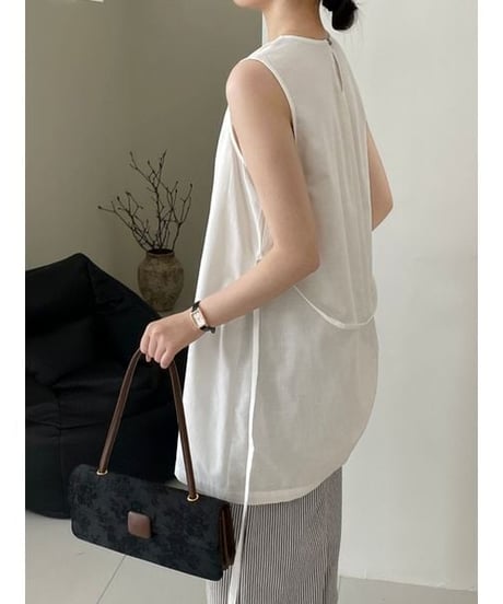 asymmetric tunic top / 3color　hm2333