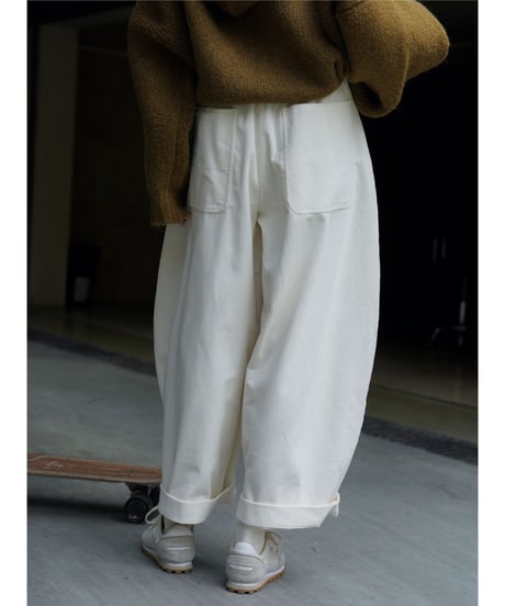 corduroy balloon pants / 3color　hm2736