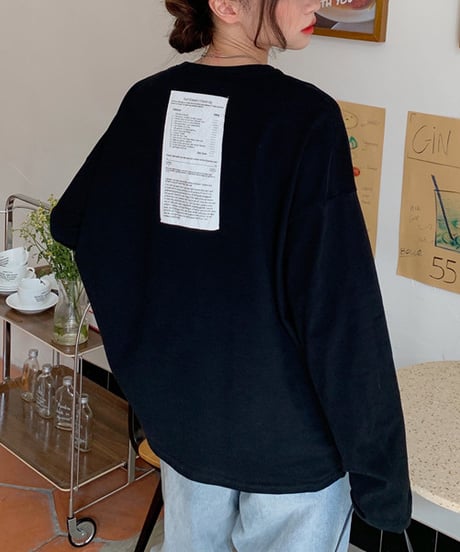 letter wappen t-shirt / 2color　hm1364