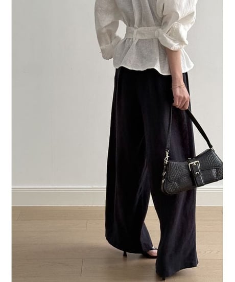 wide leg easy pants / 2color　hm2270