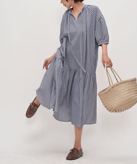cotton flare dress　hm2308