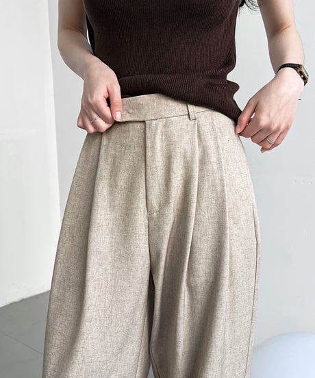 relaxed wide pants / 3color　hm2069