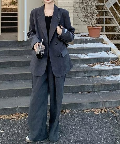 chic pants suit set　hm2508