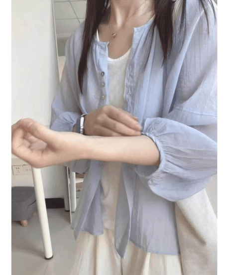 sheer light cardigan / 4color　hm2922