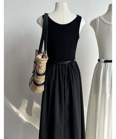 elegant scoop dress / 2color　hm2216