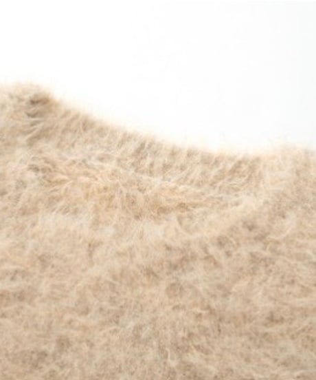 fluffy wool vest / 2color　hm1707
