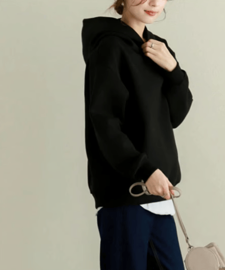 back pearl hoodie / 5color　hm2683