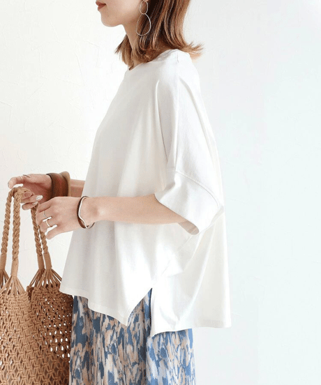 side slit top / 8color　hm2953