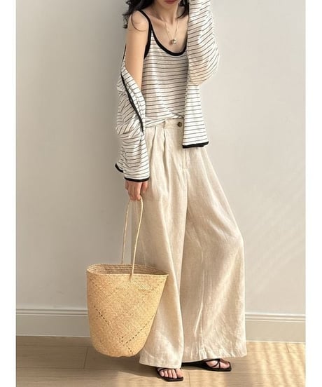 relax wide pants　hm2316