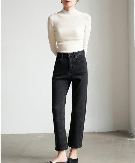 middle neck knit / 5color　hm2801