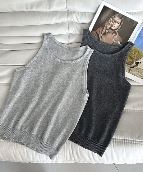 knit cardigan＆camisole / 3color　hm2561