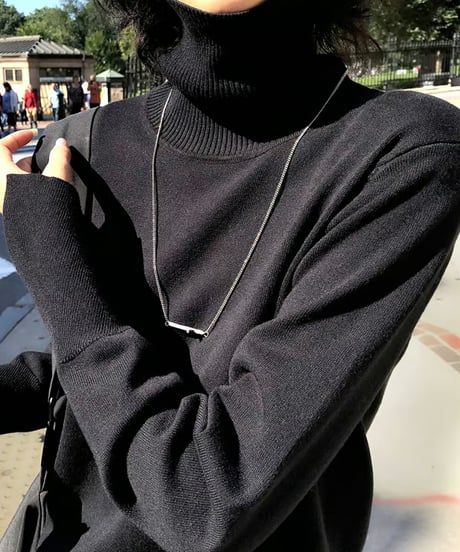 turtle neck sweater / 2color　hm1001
