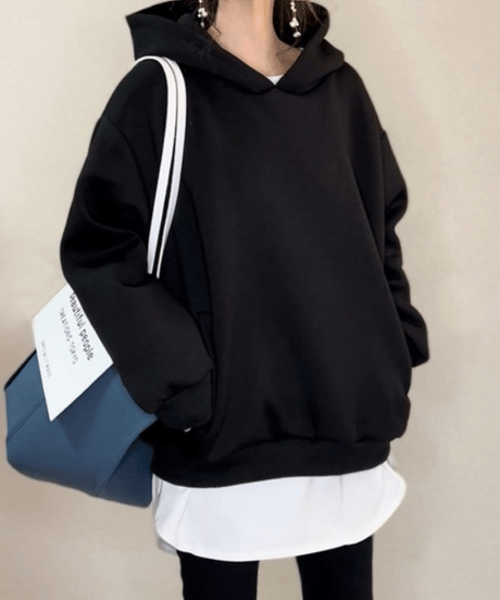 back pearl hoodie / 5color　hm2683