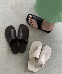cutout thong sandal / 3color　hm1547