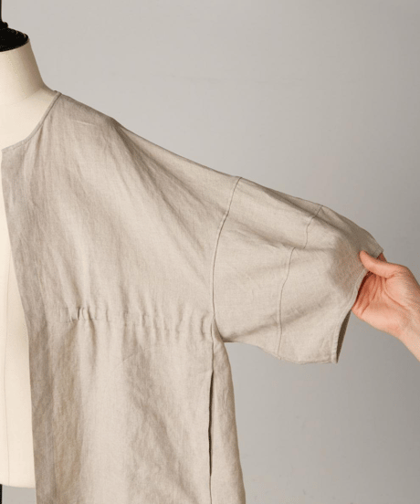 drawstring loose jacket / 2color　hm2985