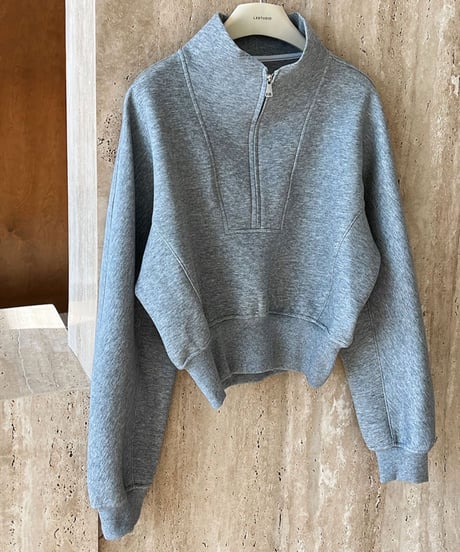 sweatshirt half zip pullover / 3color　hm1705