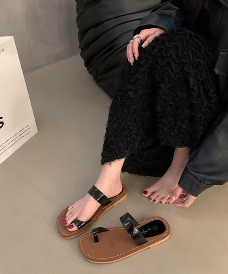 minimal design sandal / 3color　hm1534