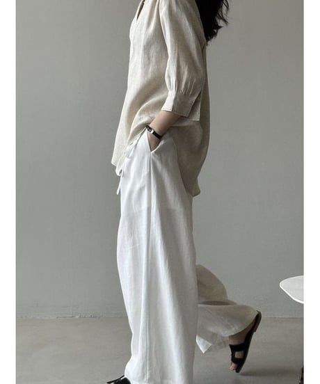 linen relax blouse / 2color　hm2292