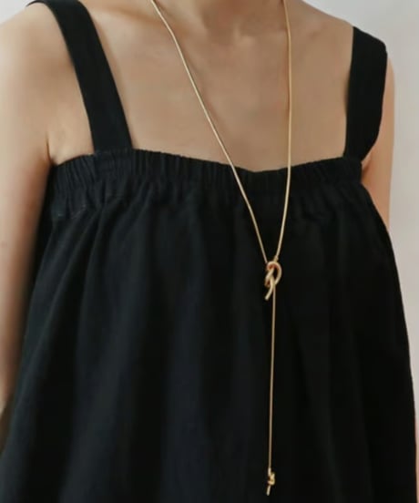 knotted gold necklace　hm2147