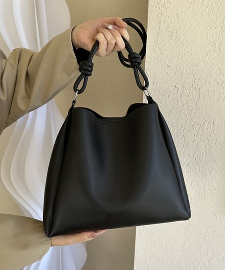 knot handle bucket bag / 4color　hm2835