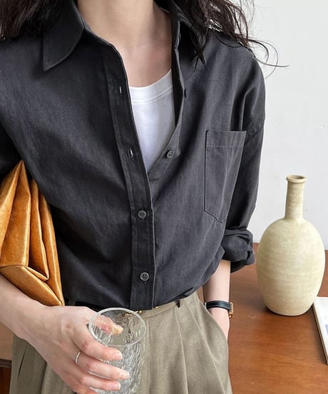 boyfriend loose shirt / 2color　hm2013