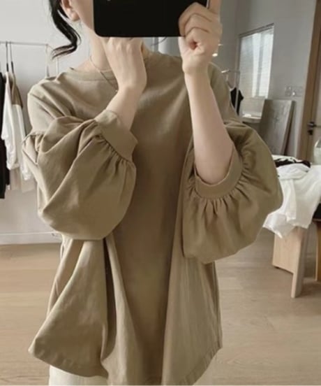 lantern sleeve top / 4color　hm1679