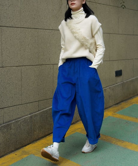 corduroy balloon pants / 3color　hm2736