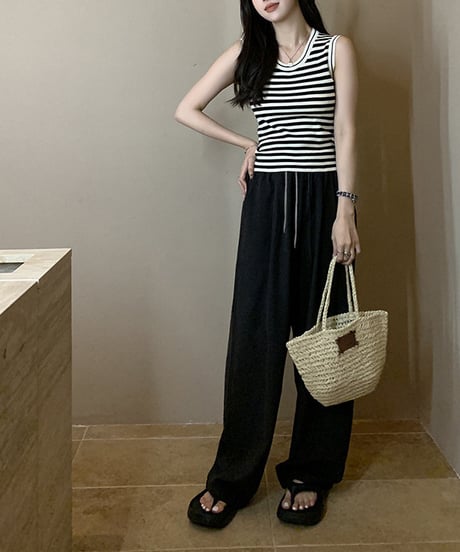 airy loose pants / 3color　hm1487