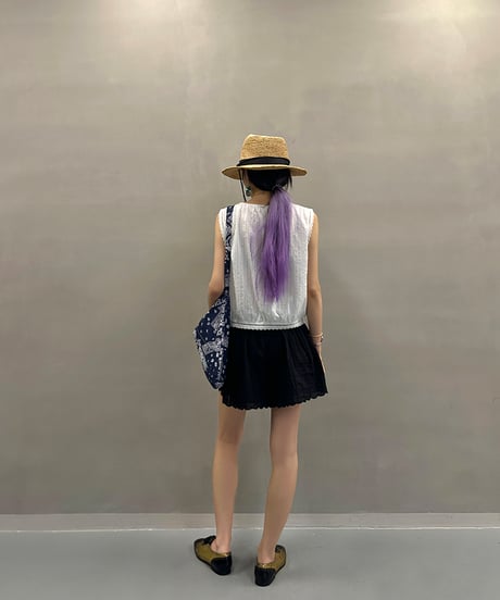 lace tank blouse / 2color　hm2418