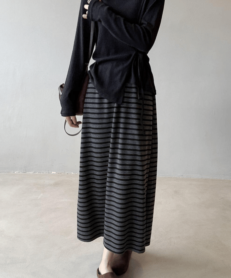 striped straight skirt　hm2741