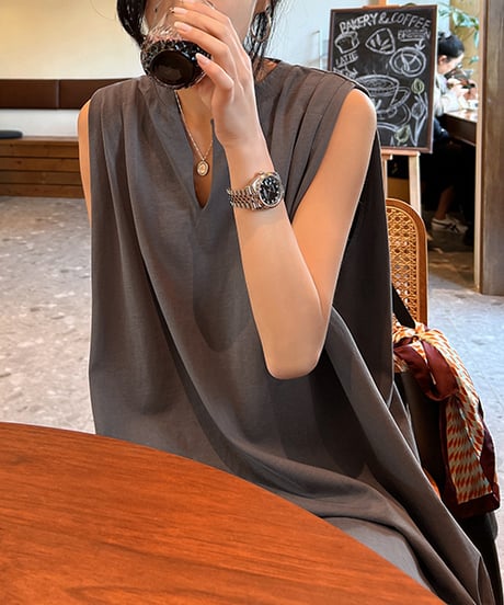 asymmetrical dress / 2color　hm1476
