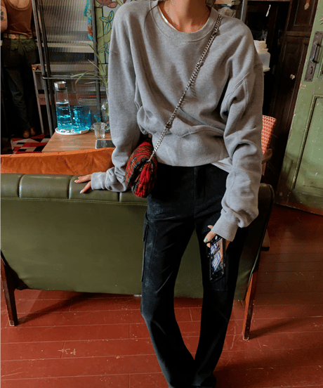 short sweat trainer / 2color　hm1042