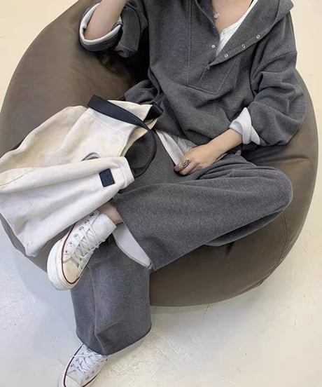 wide pants two-piece / 2color　hm1006