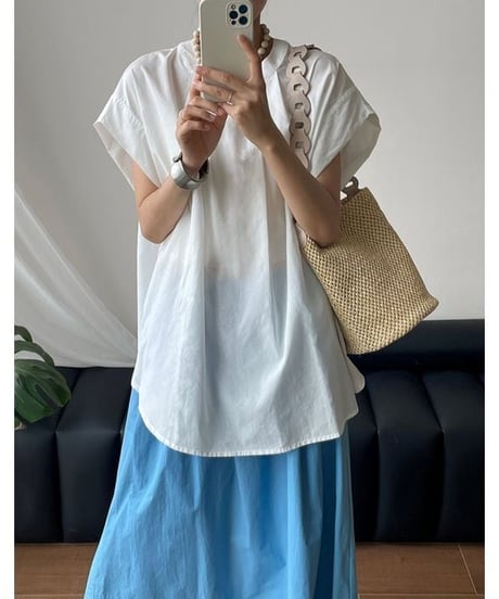 relax tuck blouse / 3color　hm2400